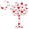 Buy Red Heart Pattern Palmetto Moon Pocket Print T-Shirts, Apparel, and Gifts