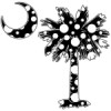 Buy Black Polka Dot Palmetto Moon Pocket Print T-Shirts, Apparel, and Gifts