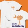 Buy Orange-Purple Polka Dots South Cackalacky Deluxe T-Shirts, Apparel, and Gifts